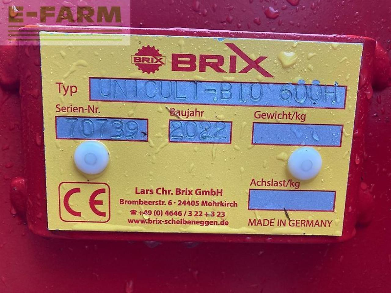 Brix großfederzinkenegge bio 600h - Skålharv: bilde 3 Brix großfederzinkenegge bio 600h - Skålharv: bilde 3