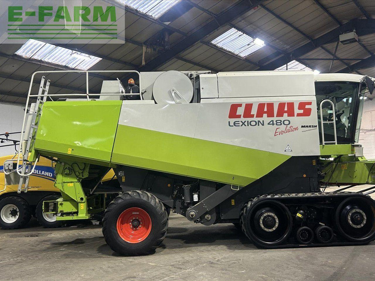 CLAAS LEXION 480 EVOLUTION TT - Skurtresker: bilde 3 CLAAS LEXION 480 EVOLUTION TT - Skurtresker: bilde 3