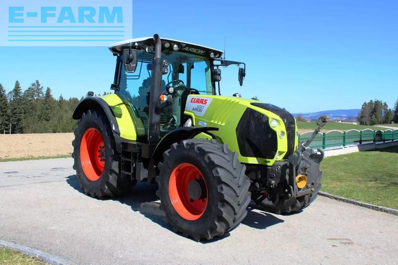 CLAAS arion 650 cmatic CMATIC - Traktor: bilde 1 CLAAS arion 650 cmatic CMATIC - Traktor: bilde 1