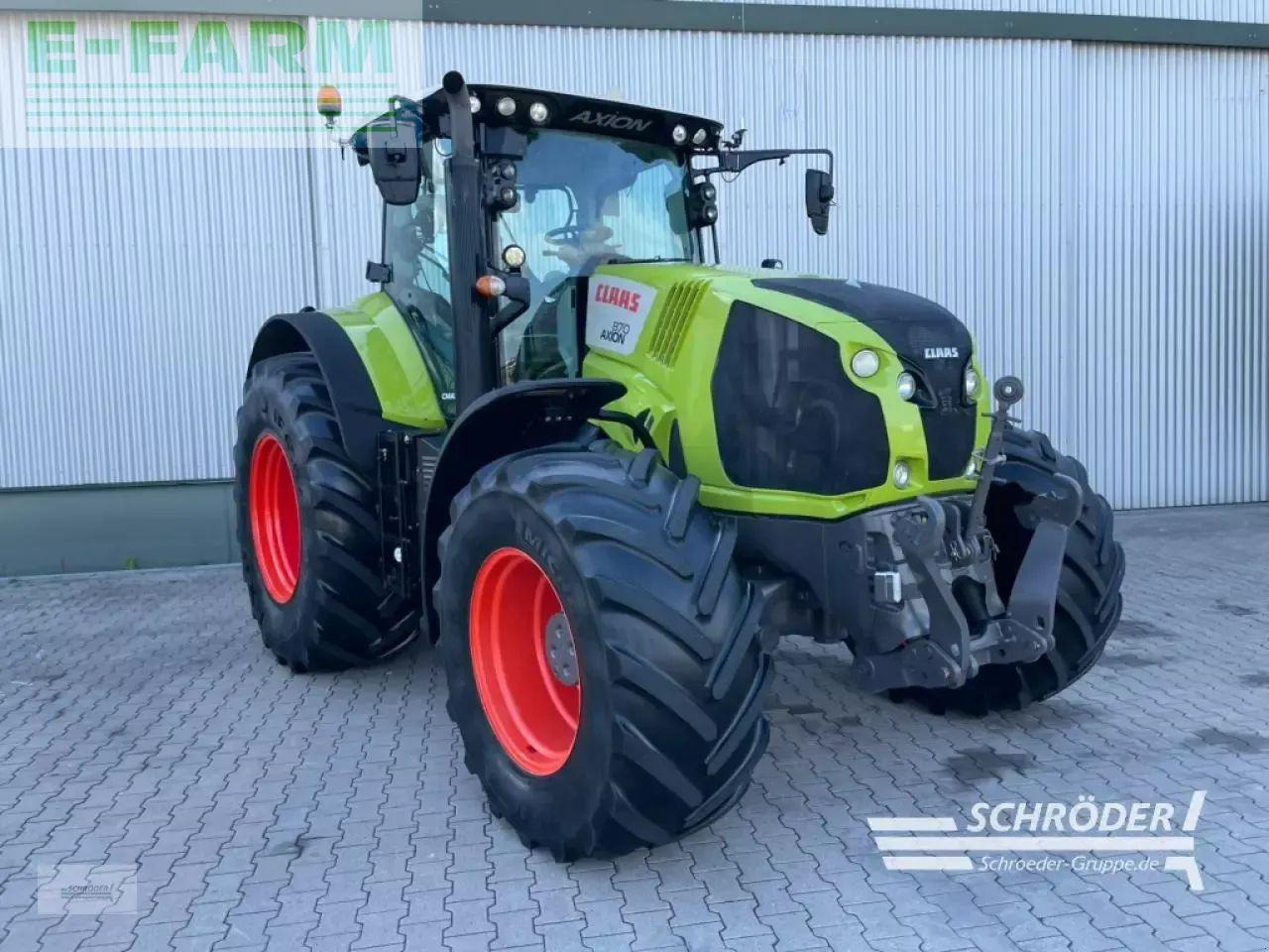 CLAAS axion 870 cmatic rtk CMATIC - Traktor: bilde 1 CLAAS axion 870 cmatic rtk CMATIC - Traktor: bilde 1