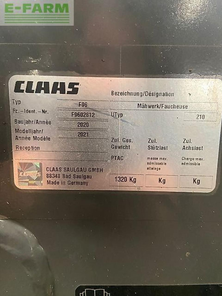 Slåmaskin CLAAS disco 9200c inkl. disco 3200fc: bilde 11