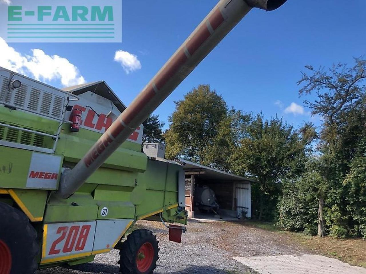 Skurtresker CLAAS mega 208: bilde 8