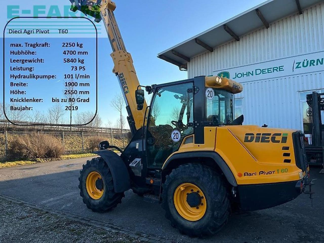 Dieci agri pivot t60 teleskopradlader - Hjullaster: bilde 1 Dieci agri pivot t60 teleskopradlader - Hjullaster: bilde 1