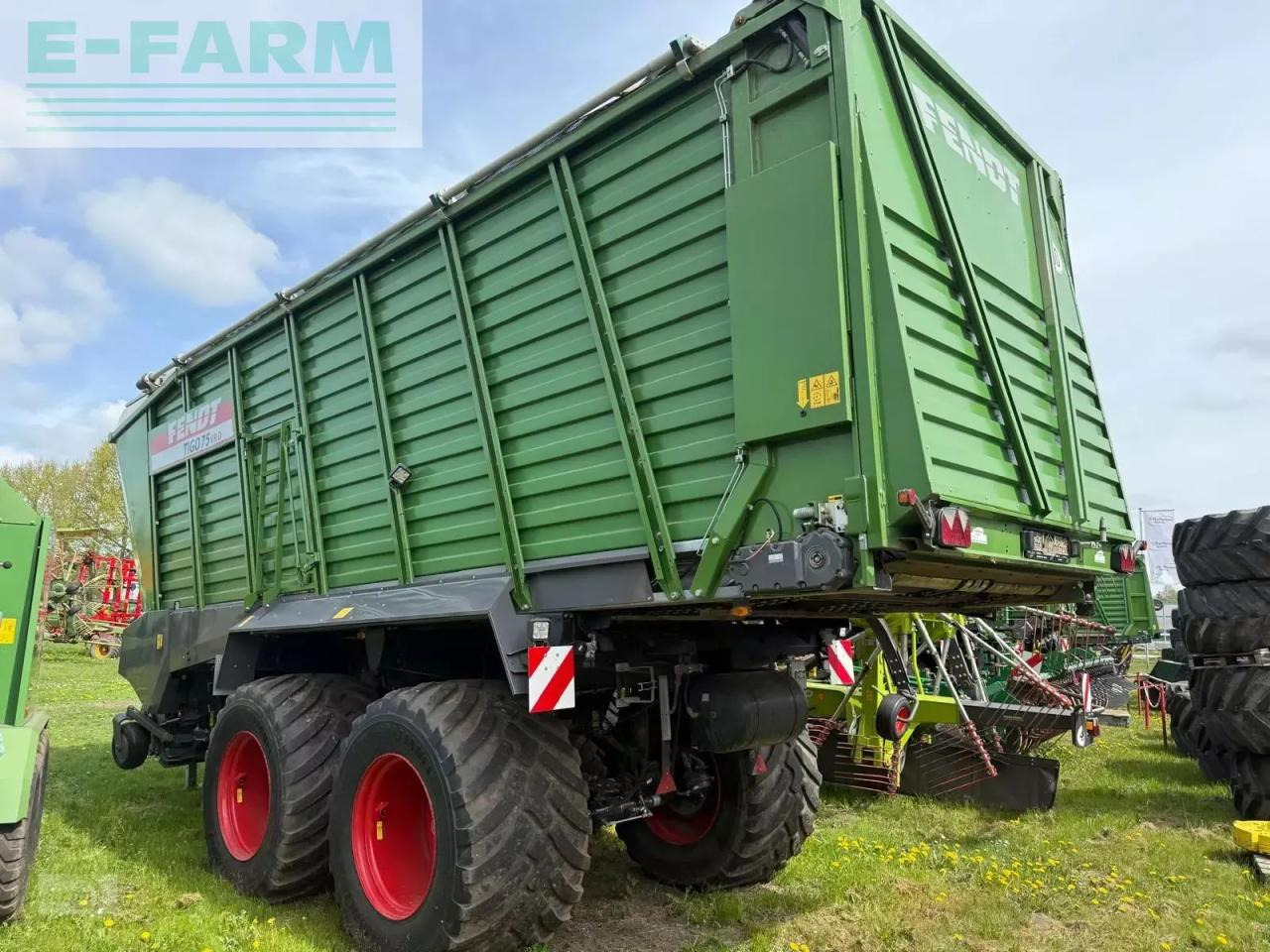 Fendt tigo 75 vr mit 800-er bereifung, laderaumabdeckung und dosierwalzen - Snittevogn: bilde 2 Fendt tigo 75 vr mit 800-er bereifung, laderaumabdeckung und dosierwalzen - Snittevogn: bilde 2