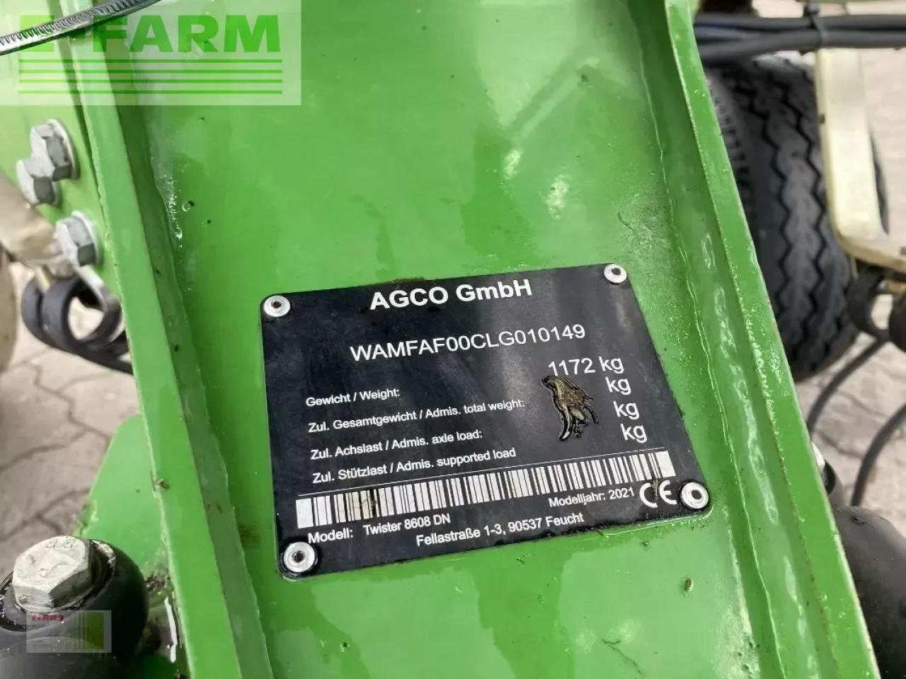 Fendt twister 8608 (laufleistung ca. 50 hektar) - Høyvender: bilde 5 Fendt twister 8608 (laufleistung ca. 50 hektar) - Høyvender: bilde 5