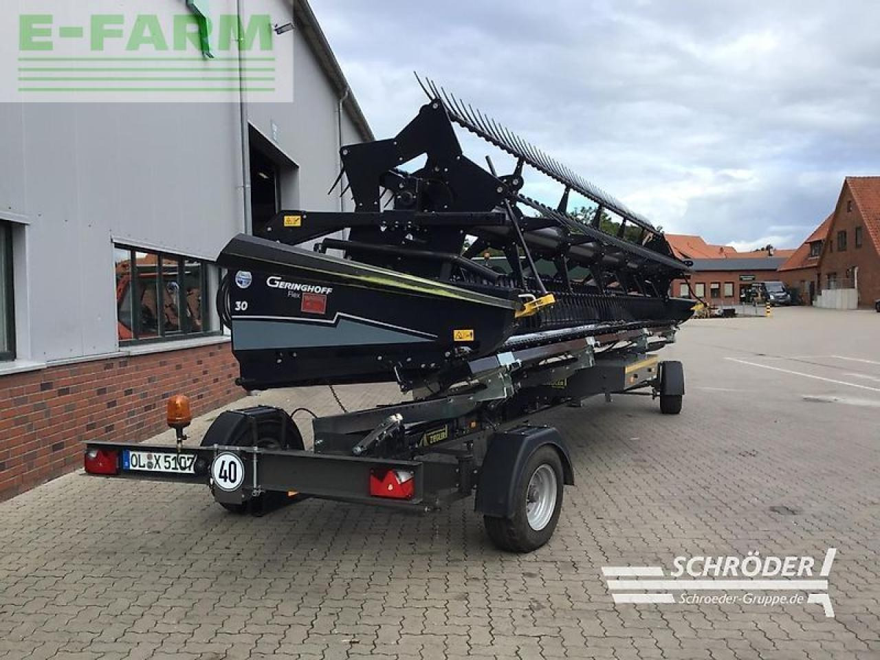 Geringhoff flex 30 / 9,15m + wagen - Skjærebord: bilde 3 Geringhoff flex 30 / 9,15m + wagen - Skjærebord: bilde 3