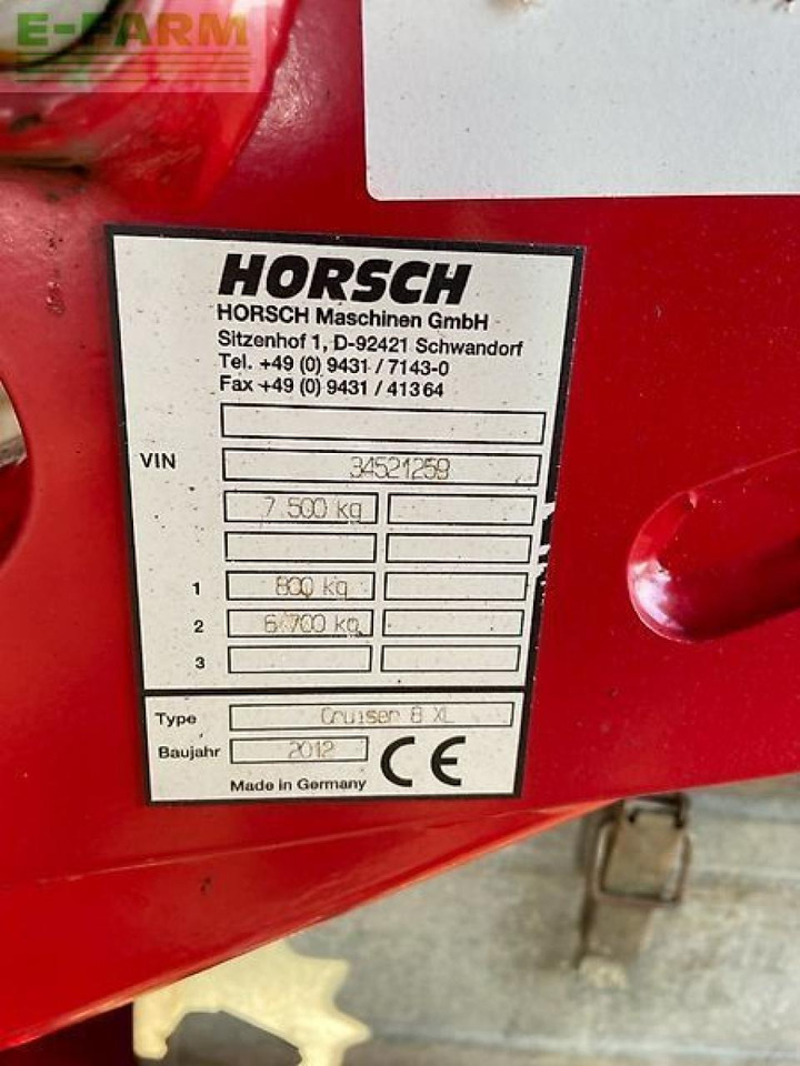 Horsch cruiser 8 xl - Kultivator: bilde 4 Horsch cruiser 8 xl - Kultivator: bilde 4