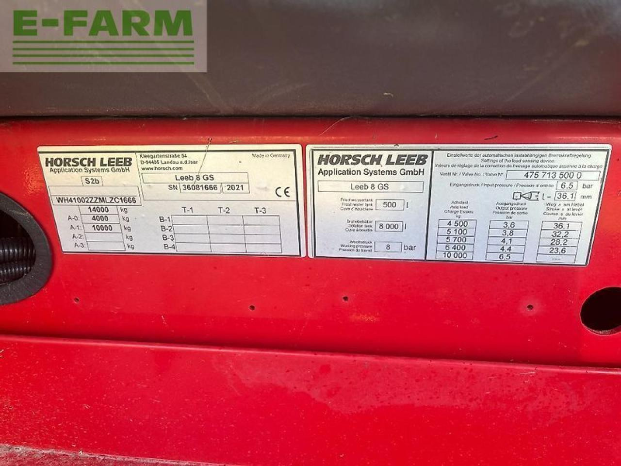 Horsch leeb 8 gs - Trailersprøyte: bilde 3 Horsch leeb 8 gs - Trailersprøyte: bilde 3