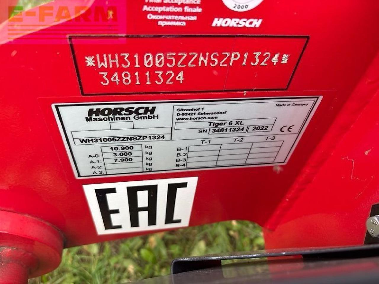 Kultivator Horsch tiger 6 xl: bilde 7 Kultivator Horsch tiger 6 xl: bilde 7