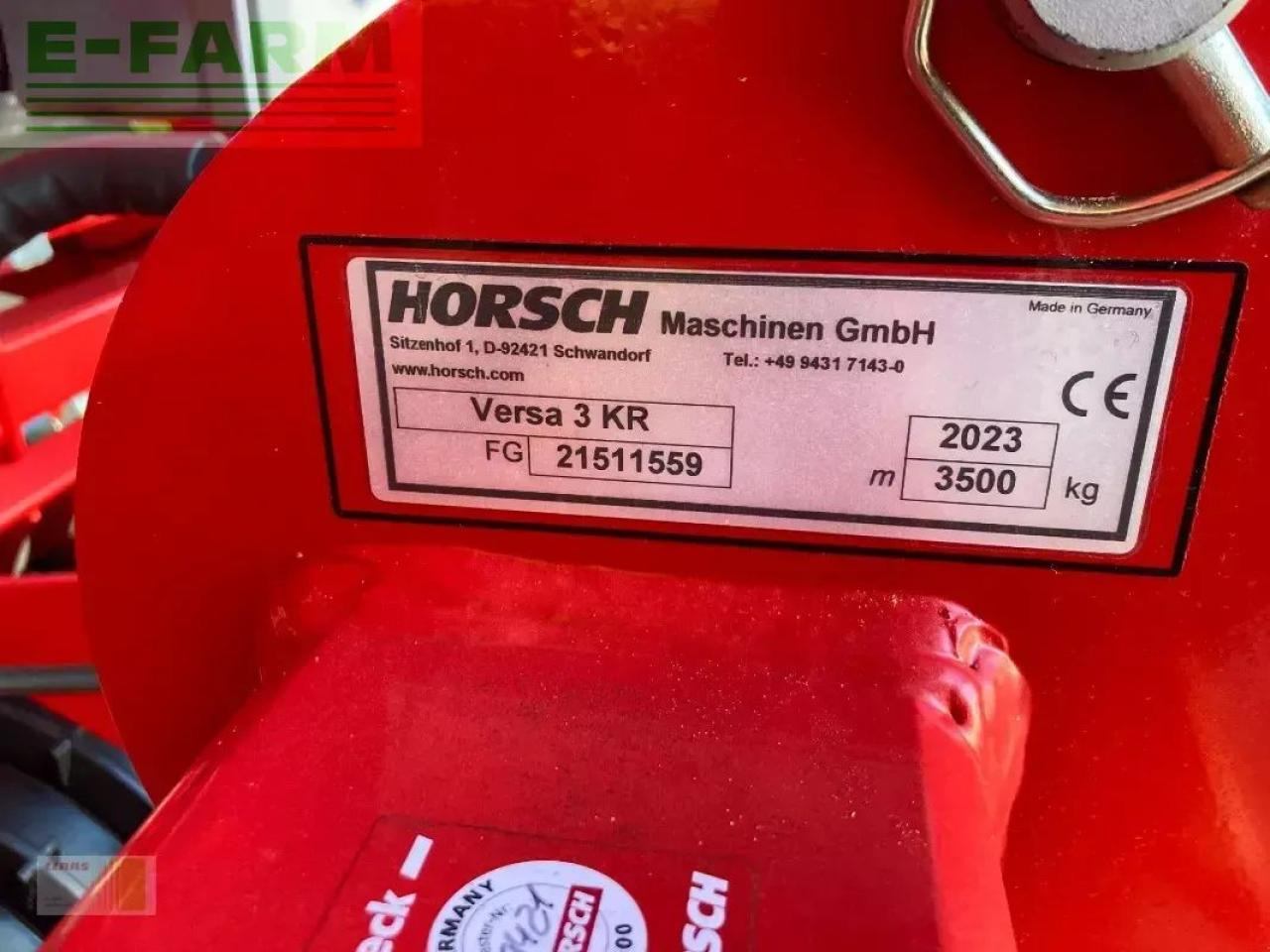 Horsch versa 3kr - Kombisåmaskin: bilde 3 Horsch versa 3kr - Kombisåmaskin: bilde 3