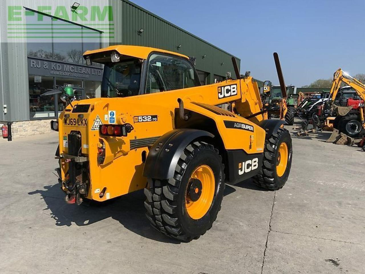 Teleskoplastere JCB 532-70 agri super telehandler (st22737): bilde 9