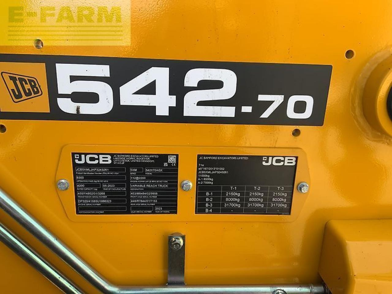 Minigraver JCB 542-70 agri xtra digger (st23367): bilde 20