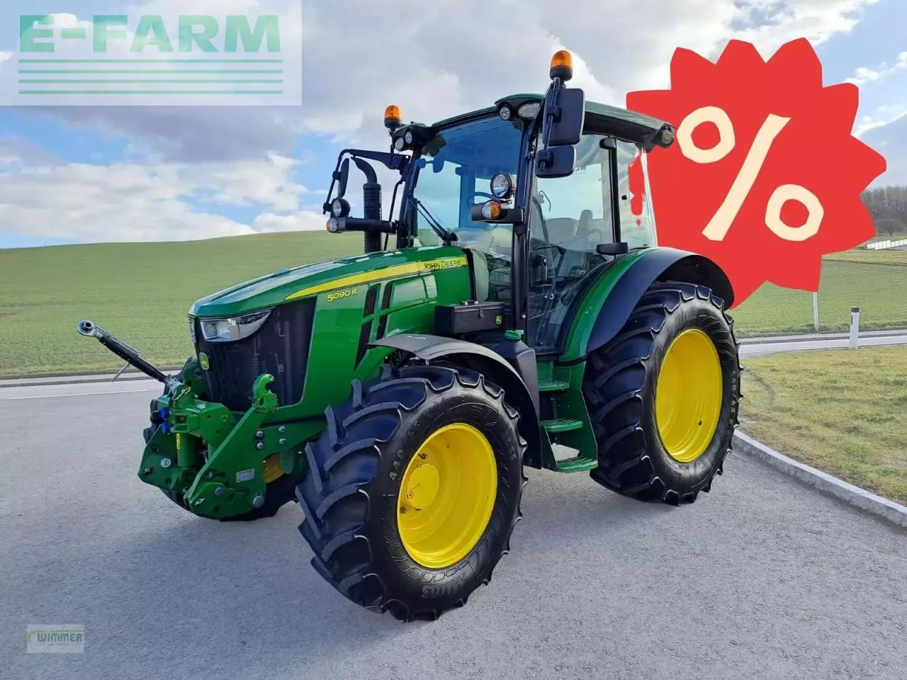 John Deere 5090r / lastschalt (gebrauchter john deere 5r) - Traktor: bilde 1 John Deere 5090r / lastschalt (gebrauchter john deere 5r) - Traktor: bilde 1