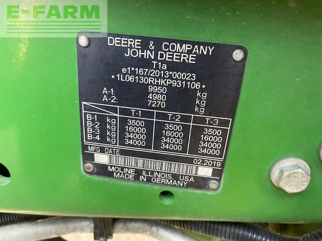 Traktor John Deere 6130r: bilde 10