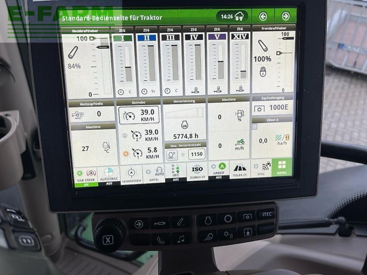 Traktor John Deere 6250r: bilde 13