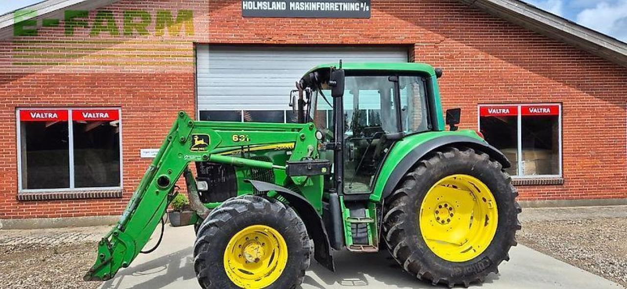 John Deere 6320 m/frontlæsser - Traktor: bilde 1 John Deere 6320 m/frontlæsser - Traktor: bilde 1