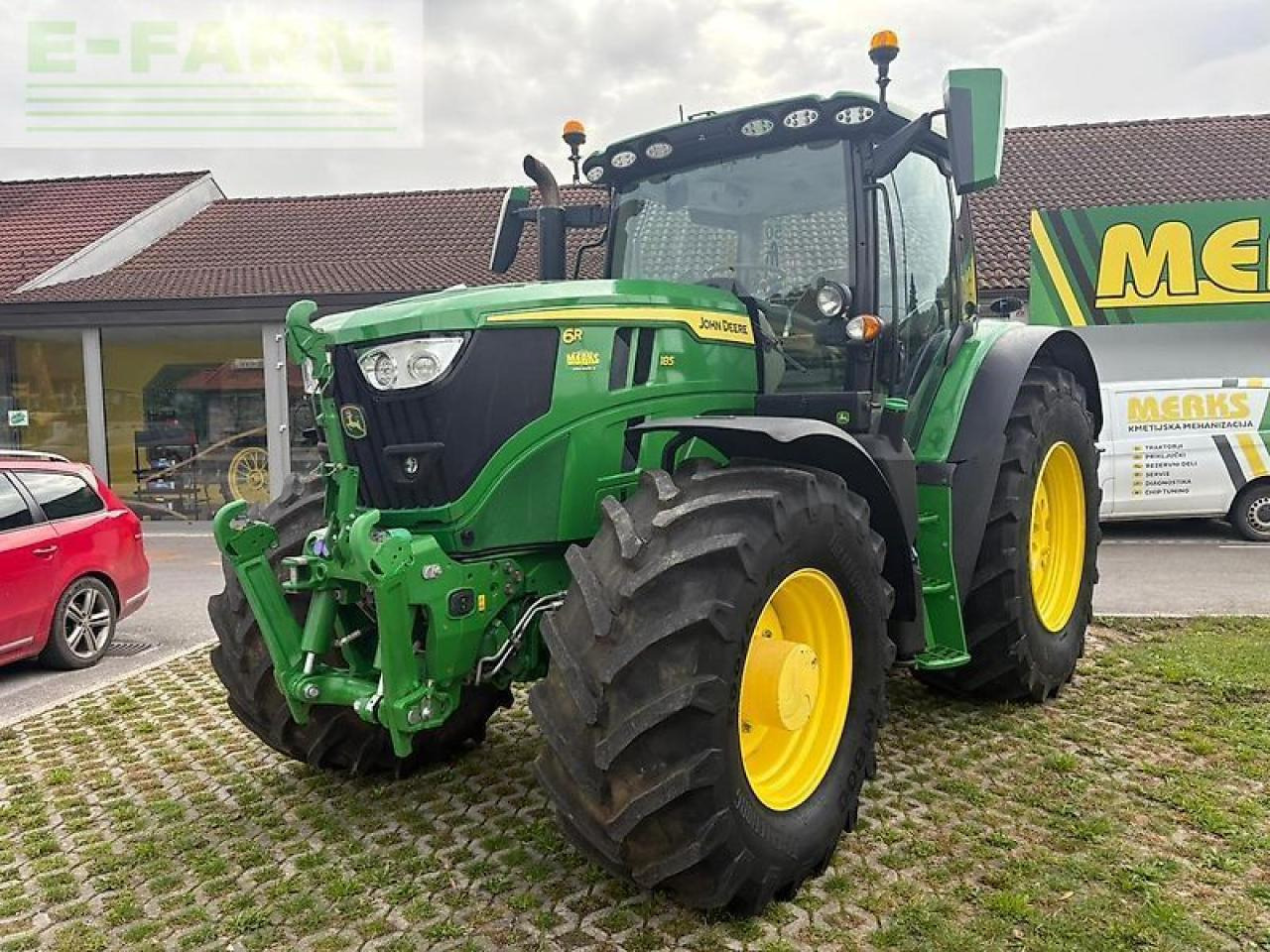 John Deere 6r 185 - Traktor: bilde 1 John Deere 6r 185 - Traktor: bilde 1