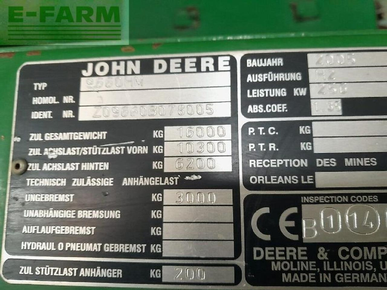 John Deere 9660i wts - Skurtresker: bilde 2 John Deere 9660i wts - Skurtresker: bilde 2