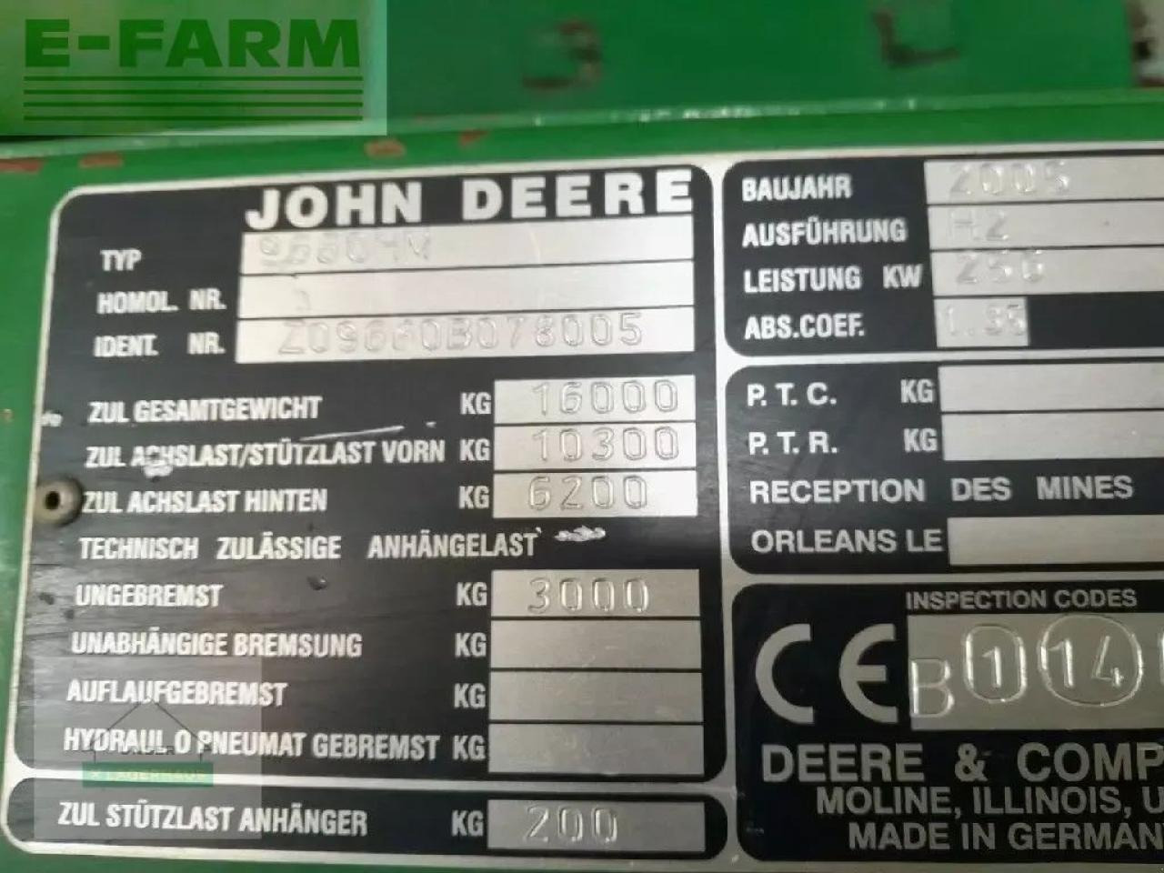 John Deere 9660i wts - Skurtresker: bilde 2 John Deere 9660i wts - Skurtresker: bilde 2