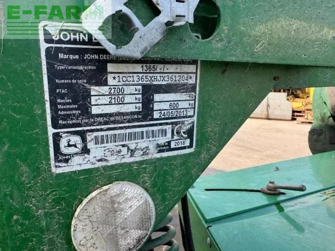 Slåmaskin John Deere fca1365: bilde 8