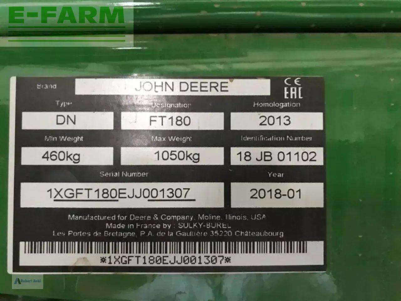 John Deere ft180 - Kombisåmaskin: bilde 3 John Deere ft180 - Kombisåmaskin: bilde 3