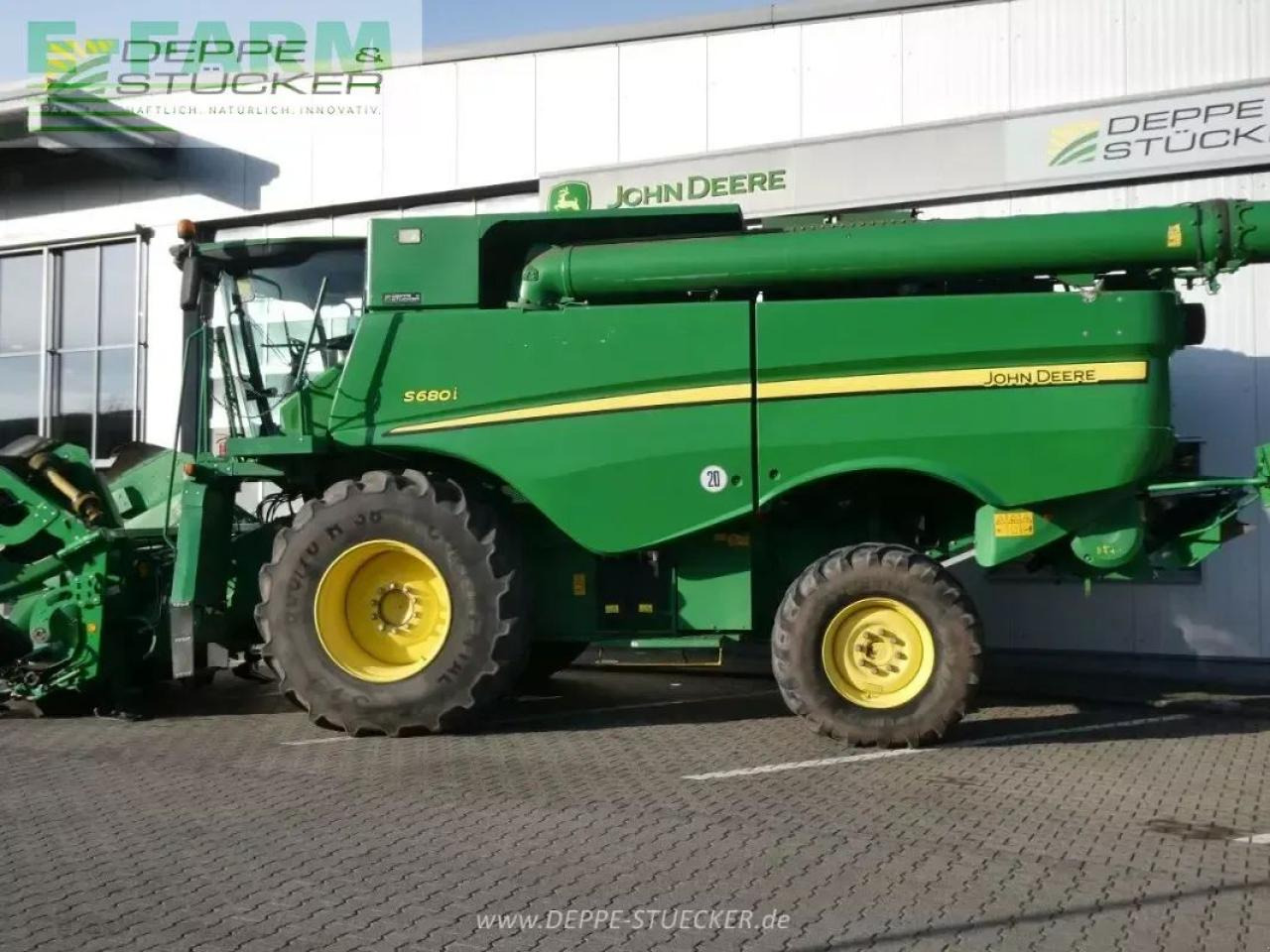 John Deere s 680 +630r+sww +maisgebiss - Skurtresker: bilde 2 John Deere s 680 +630r+sww +maisgebiss - Skurtresker: bilde 2