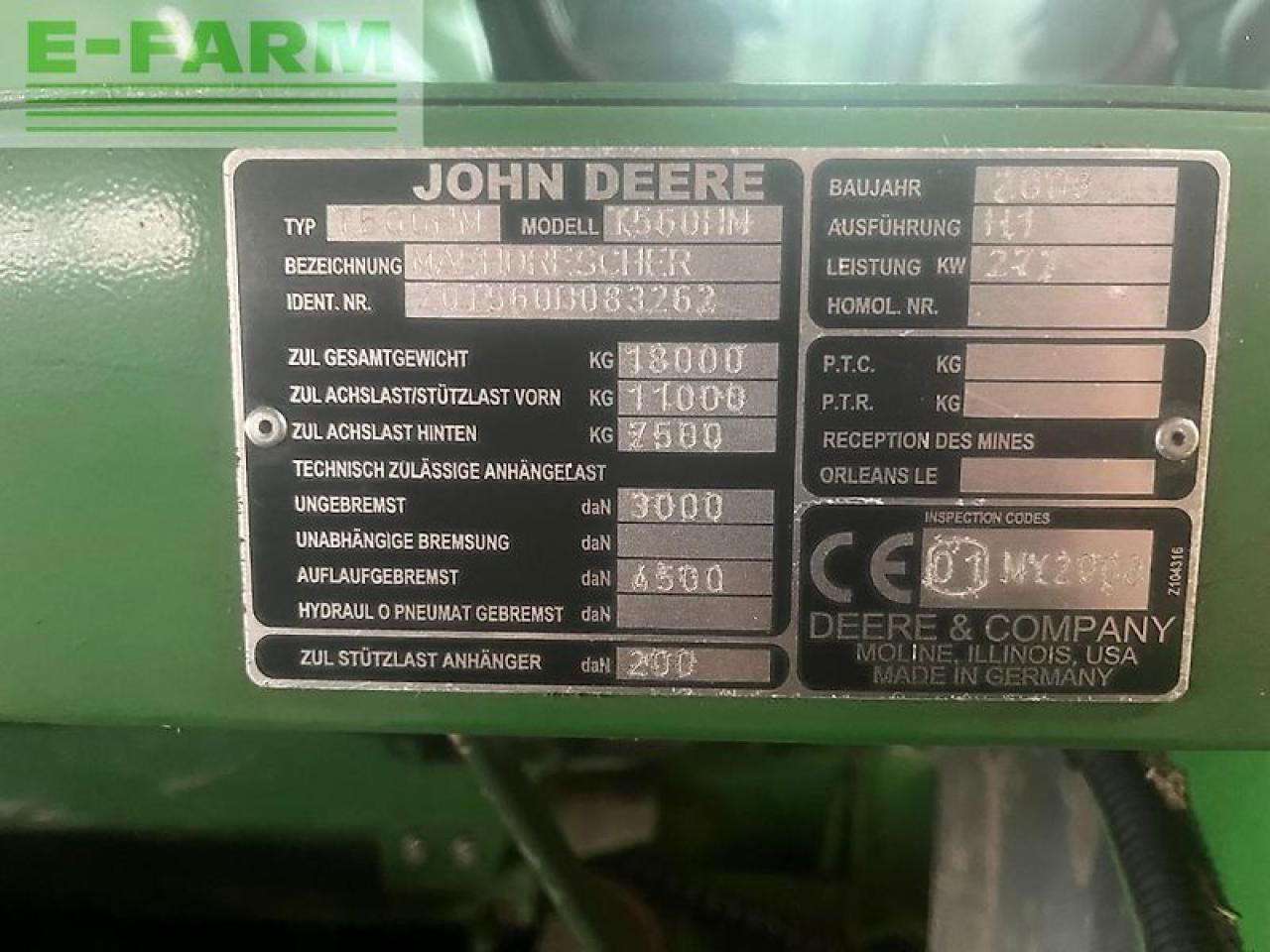 John Deere t560 hm - Skurtresker: bilde 2 John Deere t560 hm - Skurtresker: bilde 2