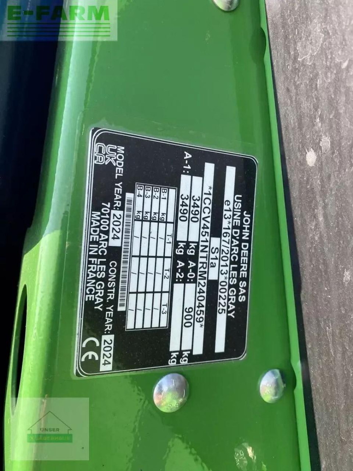 Firkantpresse John Deere v451 m: bilde 8