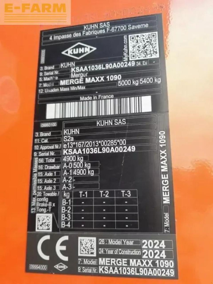 Kuhn merge maxx 1090 - Høyvender: bilde 5 Kuhn merge maxx 1090 - Høyvender: bilde 5