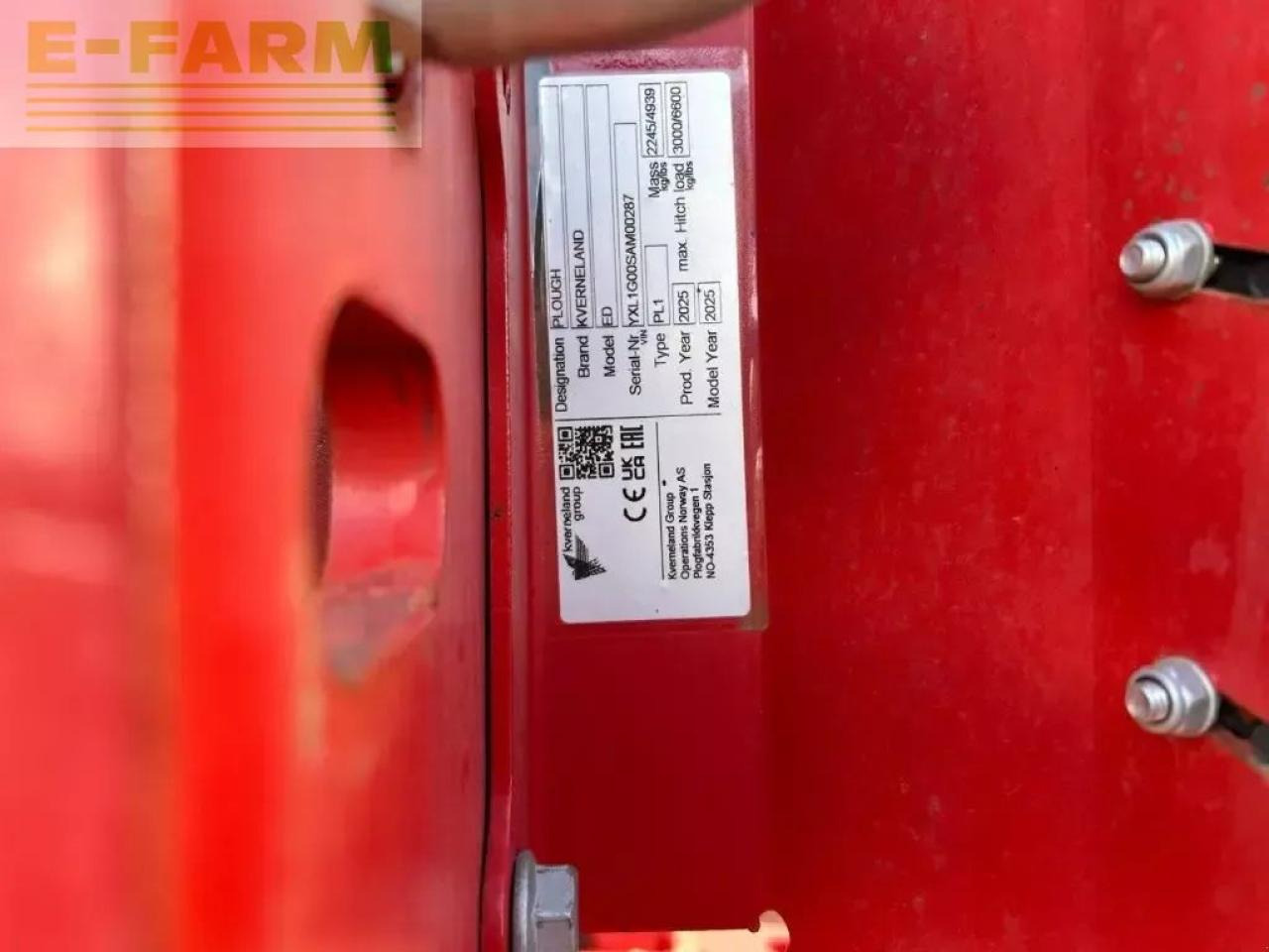 Kverneland ed-hd - Plog: bilde 3 Kverneland ed-hd - Plog: bilde 3