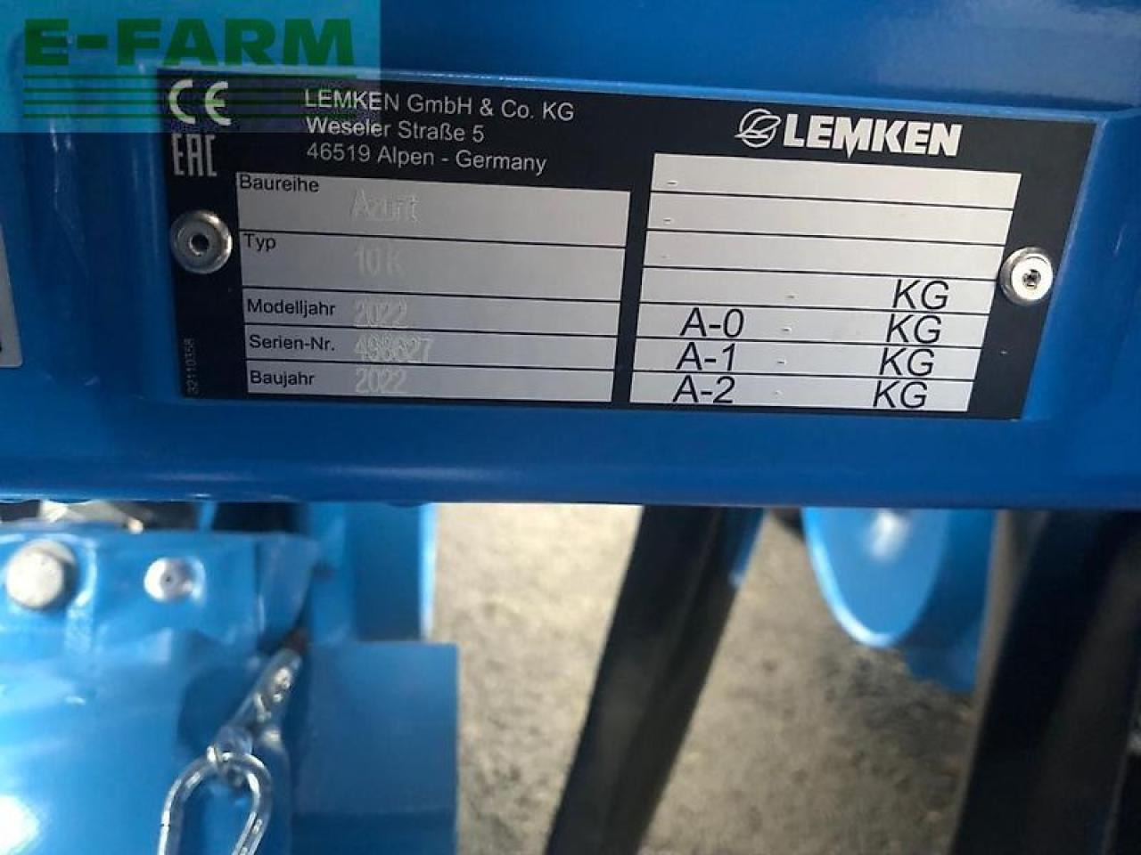Lemken azurit 10 - Såmaskin: bilde 5 Lemken azurit 10 - Såmaskin: bilde 5