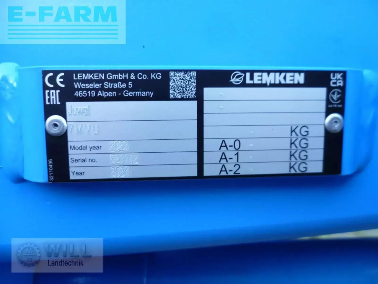 Lemken juwel 7 - Plog: bilde 5 Lemken juwel 7 - Plog: bilde 5