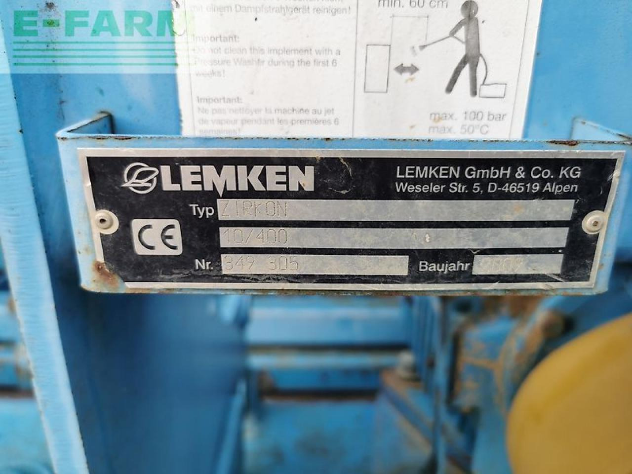 Lemken saphir/zirkon - Såmaskin: bilde 2 Lemken saphir/zirkon - Såmaskin: bilde 2