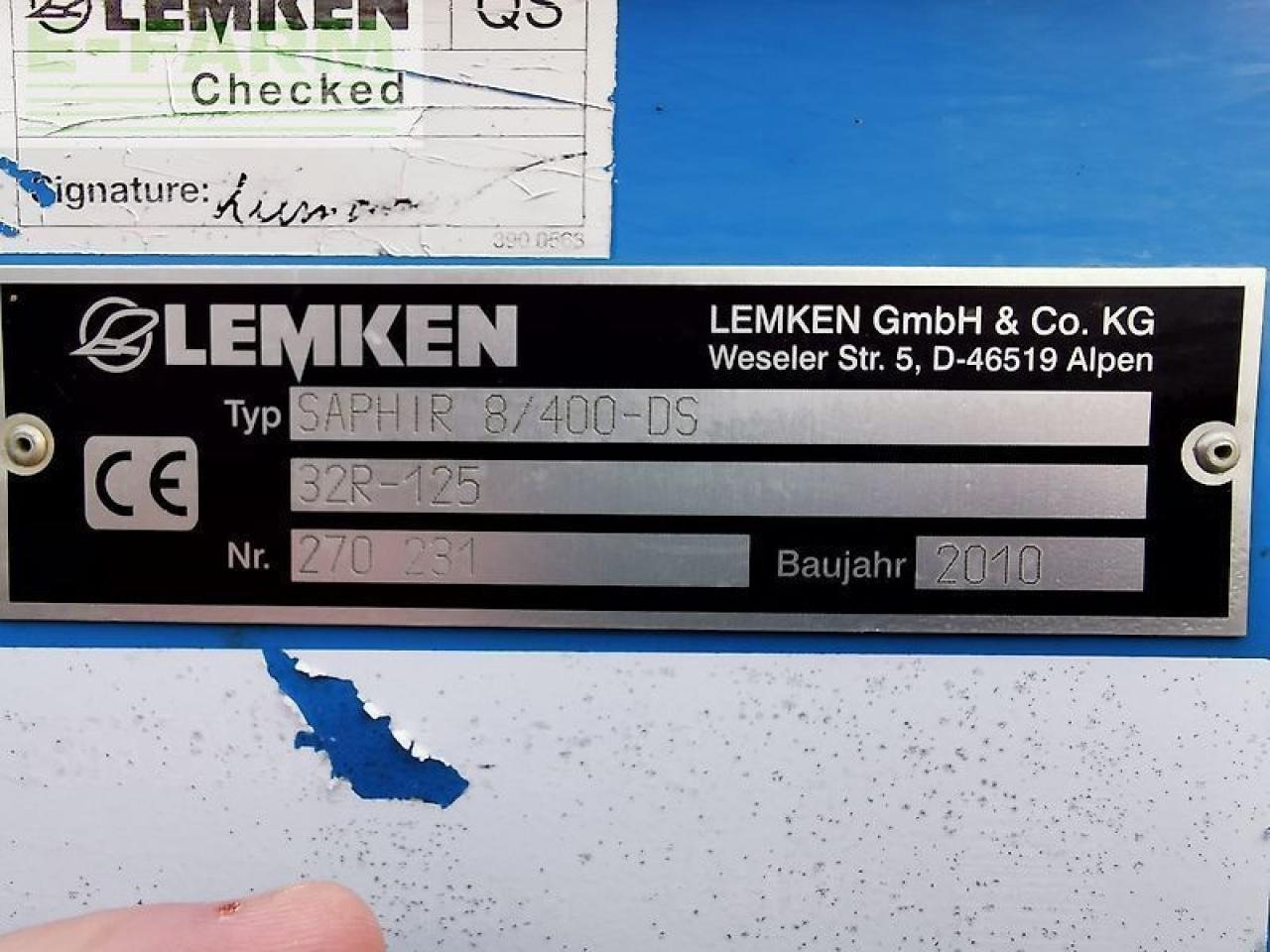 Lemken saphir/zirkon - Såmaskin: bilde 1 Lemken saphir/zirkon - Såmaskin: bilde 1