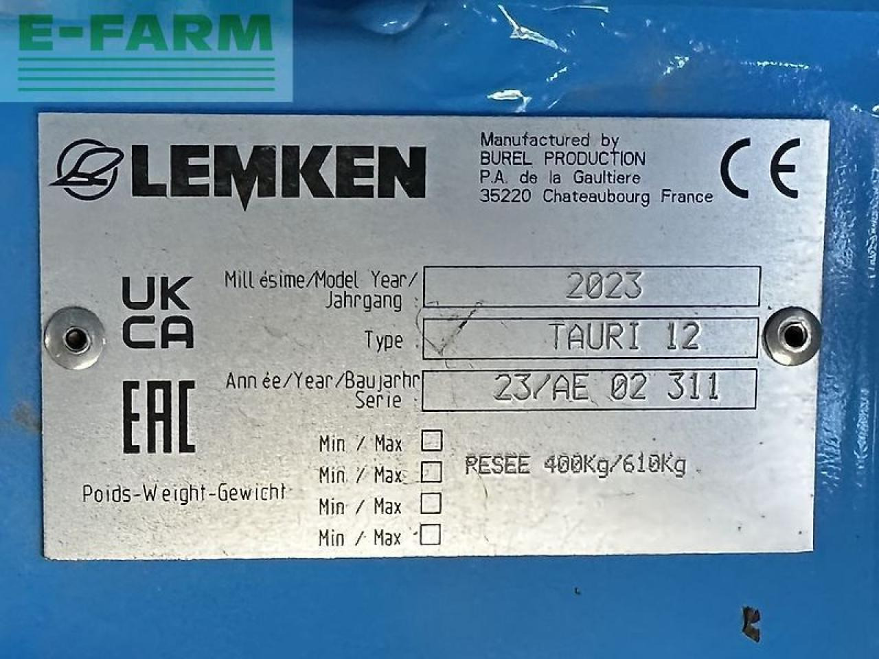Lemken tauri 12/2150 - Gjødselspreder: bilde 2 Lemken tauri 12/2150 - Gjødselspreder: bilde 2