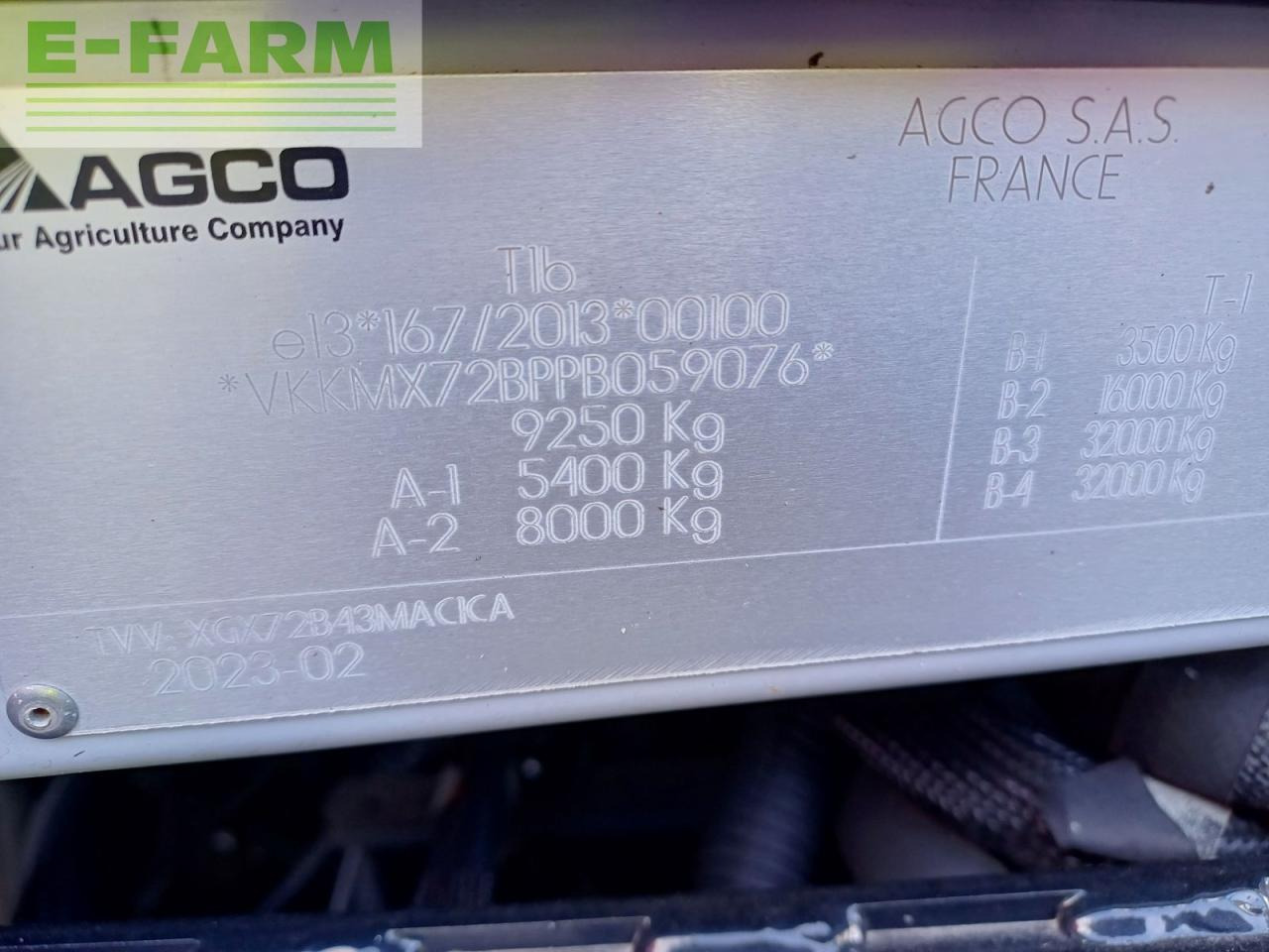 Massey Ferguson mf 7s.180 - Traktor: bilde 2 Massey Ferguson mf 7s.180 - Traktor: bilde 2