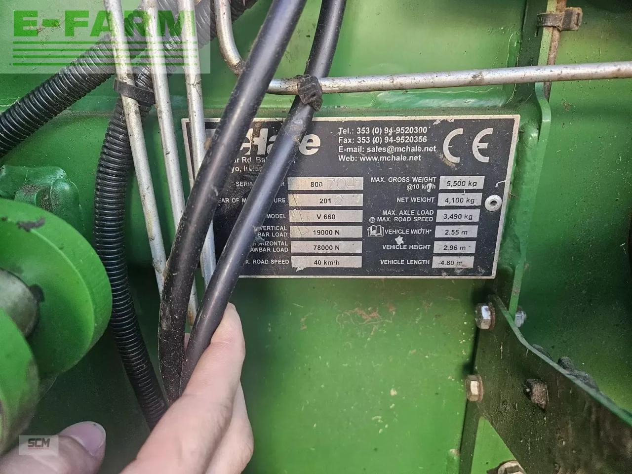 Mc Hale v 660 - Firkantpresse: bilde 5 Mc Hale v 660 - Firkantpresse: bilde 5