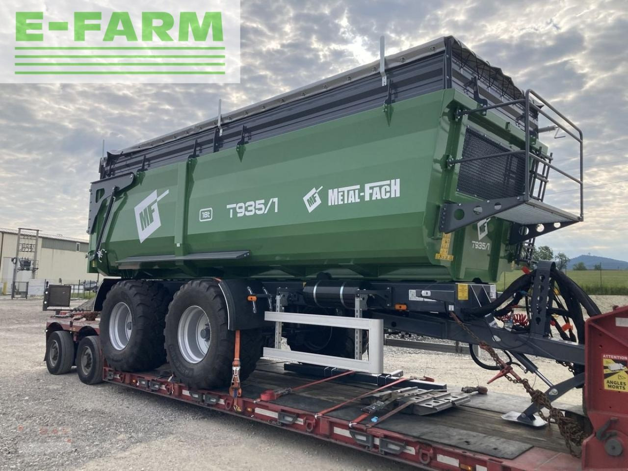 Metal-Fach t 935/1-24 to muldenkipper-voll - Landbruk tippvogn: bilde 3 Metal-Fach t 935/1-24 to muldenkipper-voll - Landbruk tippvogn: bilde 3