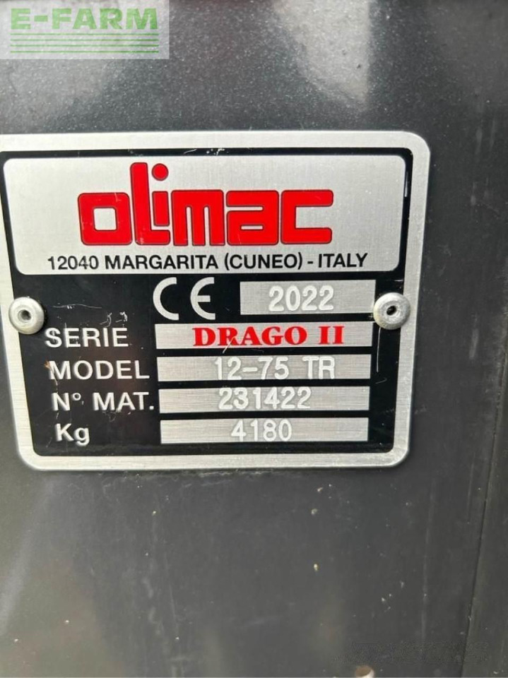 Olimac drago 2 12-75 tr - Tilbehør for forhøster: bilde 5 Olimac drago 2 12-75 tr - Tilbehør for forhøster: bilde 5