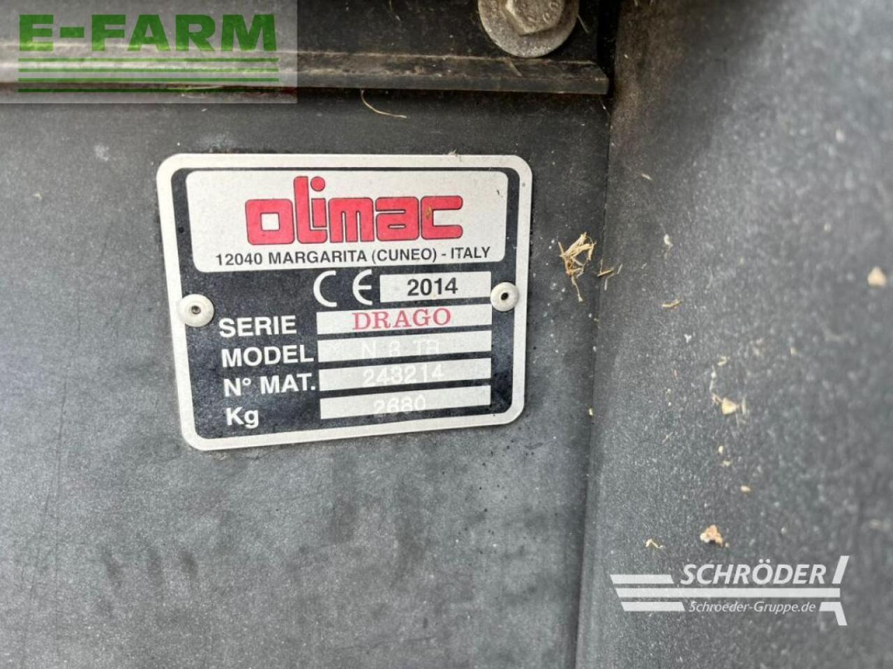 Olimac drago n 8 tr 6,00 m - Tilbehør for forhøster: bilde 2 Olimac drago n 8 tr 6,00 m - Tilbehør for forhøster: bilde 2