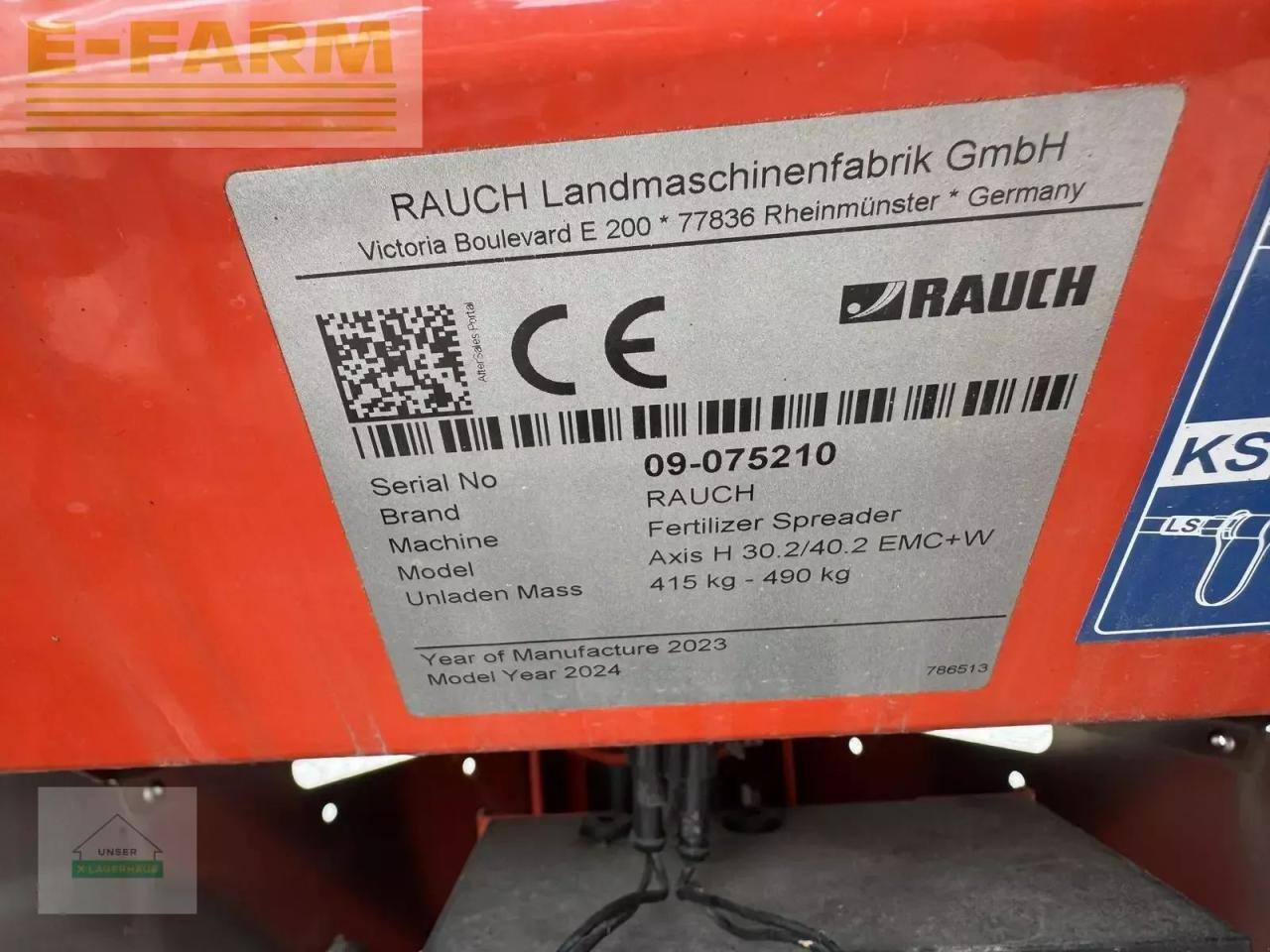 Rauch axis h 30.2 emc+w isobus - Gjødselspreder: bilde 5 Rauch axis h 30.2 emc+w isobus - Gjødselspreder: bilde 5