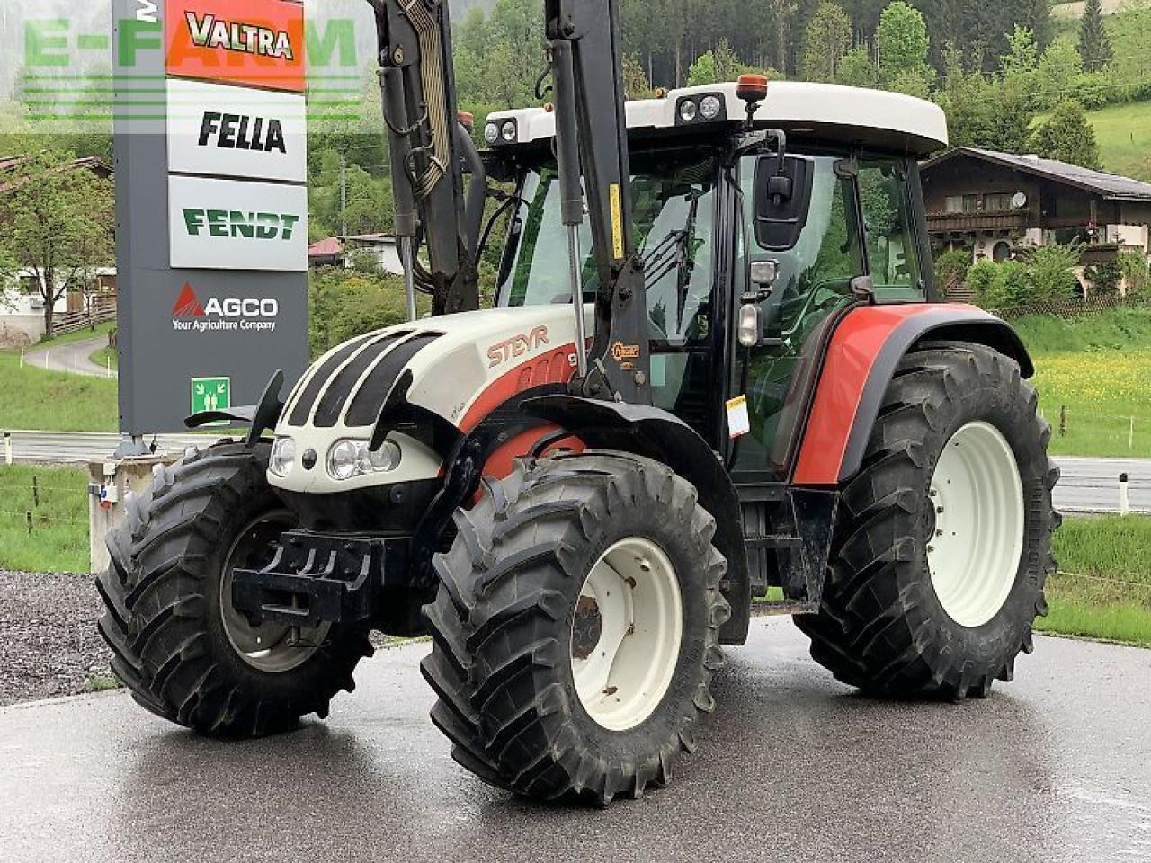 Steyr 9105 mt + hauer fl - Traktor: bilde 2 Steyr 9105 mt + hauer fl - Traktor: bilde 2