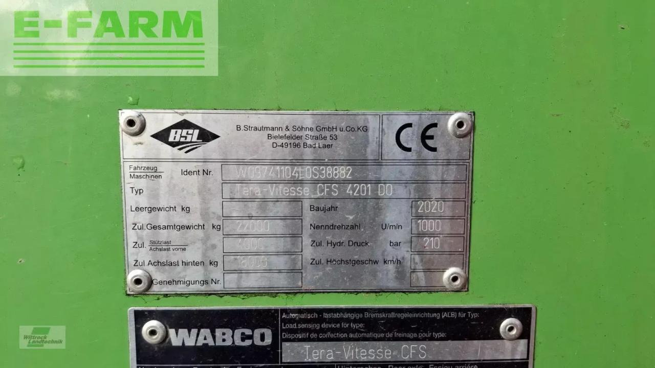 Landbruk tippvogn Strautmann tera-vitesse 4201: bilde 18