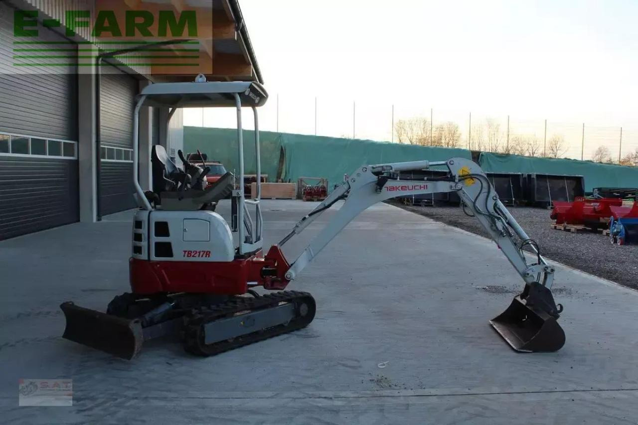 Minigraver Takeuchi takeuchi tb 217 r minibagger - bagger: bilde 7