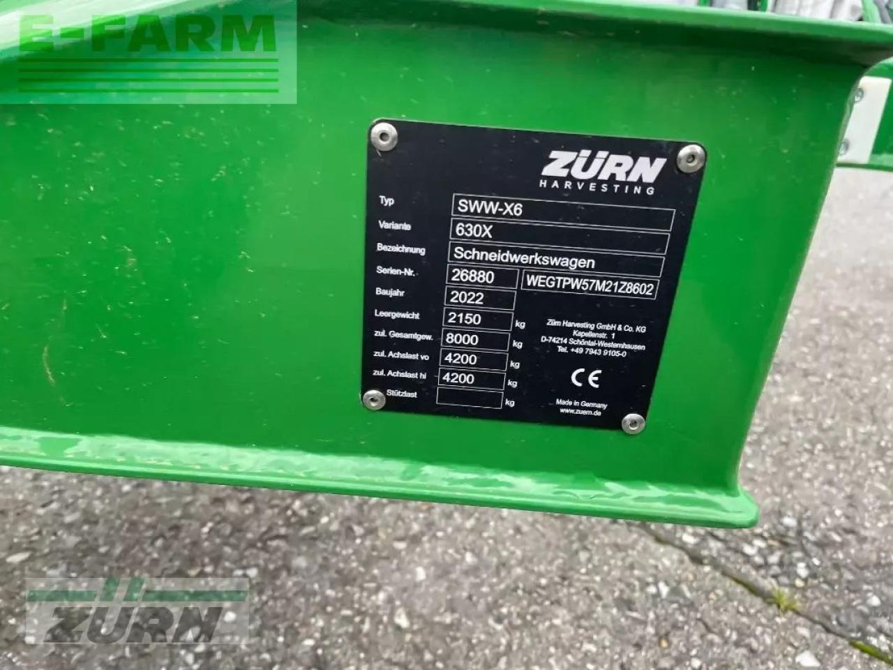 Zürn sww-x6 630x - Tilbehør for forhøster: bilde 5 Zürn sww-x6 630x - Tilbehør for forhøster: bilde 5