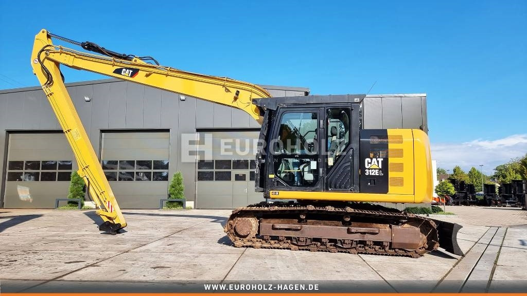 Beltegraver CAT 312 E L, Bagger mit Long Reach 12 m, Klima, Kamera: bilde 9