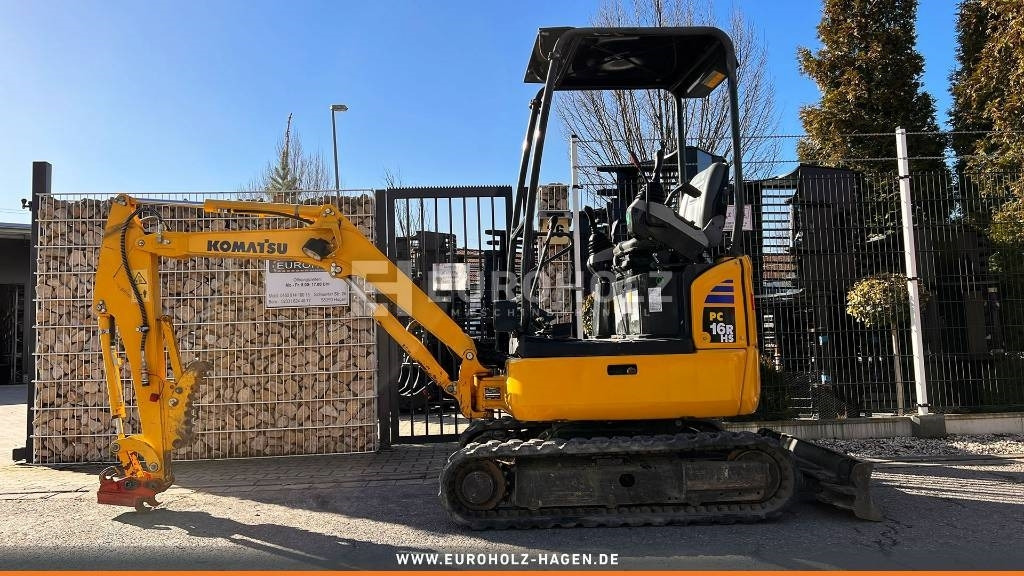 Komatsu Minibagger PC 16 R-3HS, Schnellwechsler MS01 - Minigraver: bilde 2 Komatsu Minibagger PC 16 R-3HS, Schnellwechsler MS01 - Minigraver: bilde 2