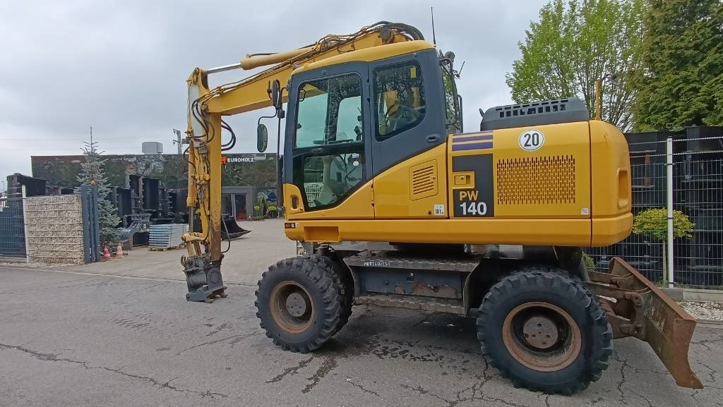 Hjulgraver Komatsu PW 140 Mobilbagger Powertilt Schnellwechsler MS 10: bilde 22