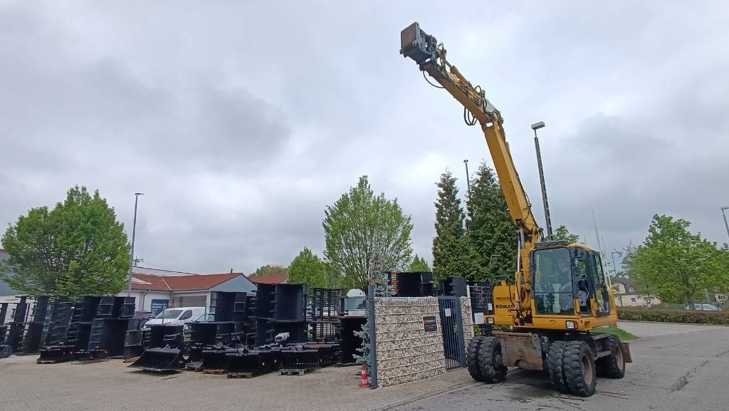Hjulgraver Komatsu PW 140 Mobilbagger Powertilt Schnellwechsler MS 10: bilde 25