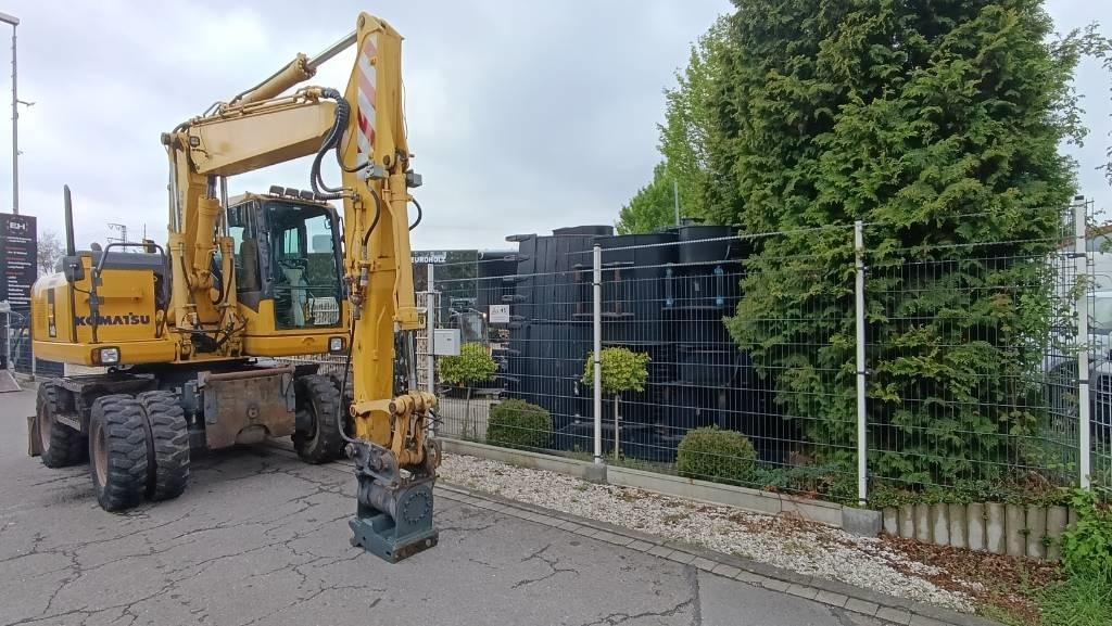 Hjulgraver Komatsu PW 140 Mobilbagger Powertilt Schnellwechsler MS 10: bilde 26